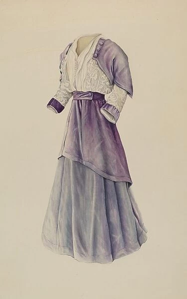 Afternoon Gown, c. 1936. Creator: Ray Price
