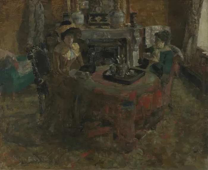 Framed Print : Afternoon in Ostend, 1881. Creator: James Ensor Framed Print : Afternoon in Ostend, 1881. Creator: James Ensor