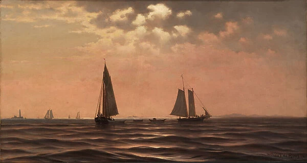 Afternoon on Saco Bay, Coast of Maine, 1874. Creator: William Frederick De Haas