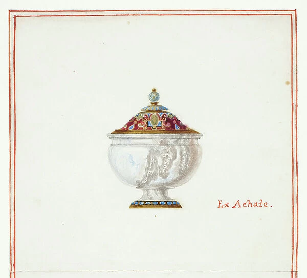 Agate Covered Bowl, n.d. Creator: Giuseppe Grisoni