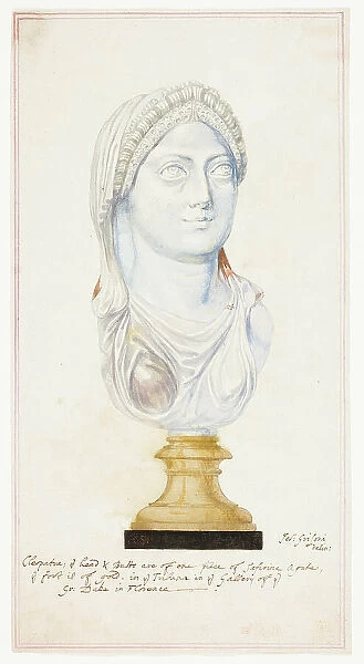 Agate Head of Cleopatra, n.d. Creator: Giuseppe Grisoni