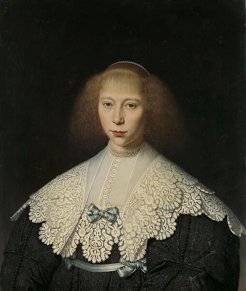 Agatha Geelvinck (1617-38). First wife of Frederik Dircksz Alewijn, 1637-1640. Creator: Dirck Dircksz. Santvoort