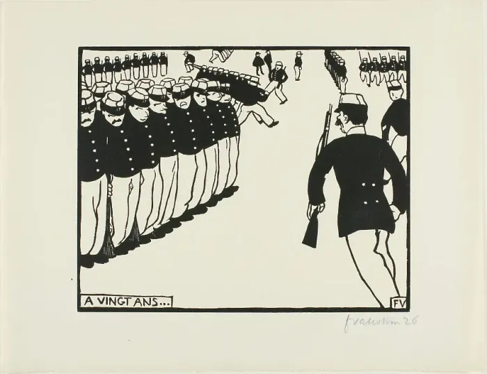Framed Print : At the Age of Twenty... 1894. Creator: Félix Vallotton Framed Print : At the Age of Twenty... 1894. Creator: Félix Vallotton