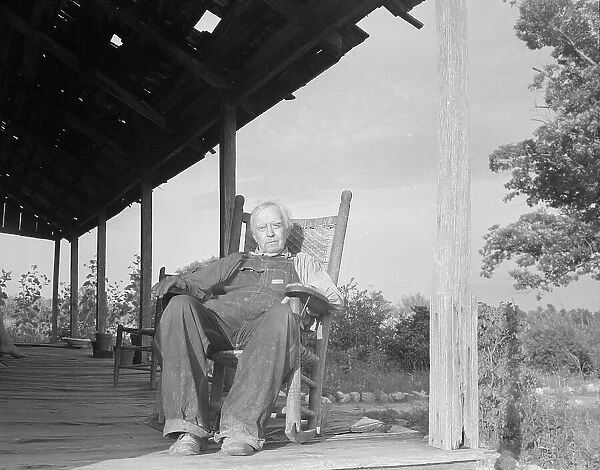 Aged cotton farmer, Greene County, Georgia, 1937. Creator: Dorothea Lange