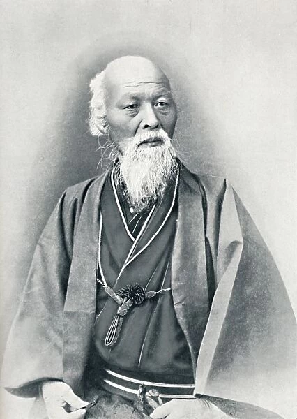 An aged Japanese doctor in full dress costume, 1902