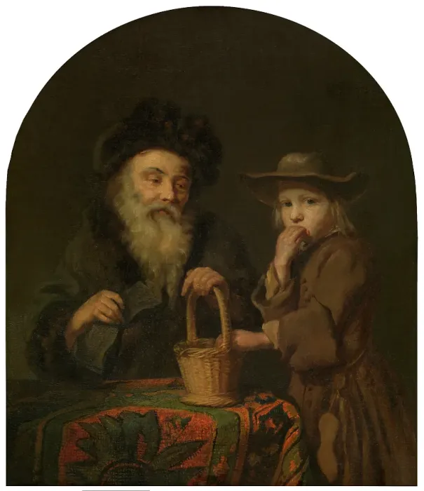 Framed Print : Two Ages, 1673. Creator: Godfried Schalcken Framed Print : Two Ages, 1673. Creator: Godfried Schalcken