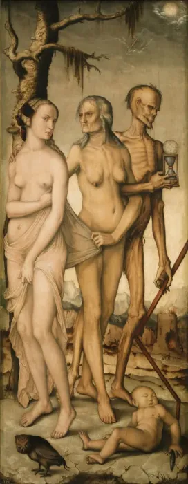 Framed Print : The Ages and Death. Artist: Baldung, Hans (1484-1545) Framed Print : The Ages and Death. Artist: Baldung, Hans (1484-1545)