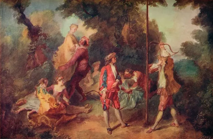 Framed Print : The Ages of Man - Manhood, c1710-1740, (1910). Artist: Nicolas Lancret Framed Print : The Ages of Man - Manhood, c1710-1740, (1910). Artist: Nicolas Lancret