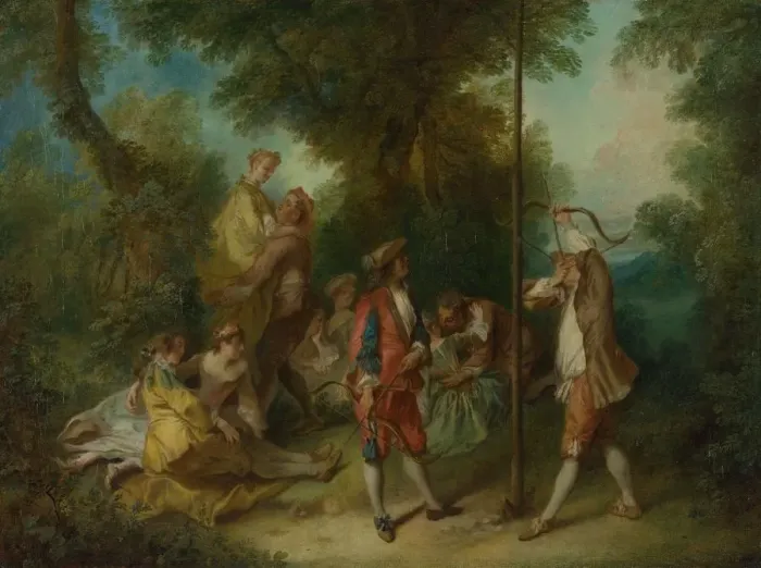 Framed Print : The Four Ages of Man: Maturity, ca 1735. Artist: Lancret, Nicolas (1690-1743) Framed Print : The Four Ages of Man: Maturity, ca 1735. Artist: Lancret, Nicolas (1690-1743)