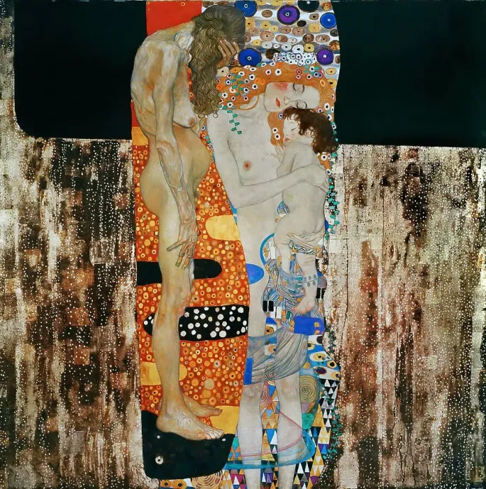 Framed Print : The Three Ages of Woman, 1905. Creator: Klimt; Gustav (1862-1918) Framed Print : The Three Ages of Woman, 1905. Creator: Klimt; Gustav (1862-1918)