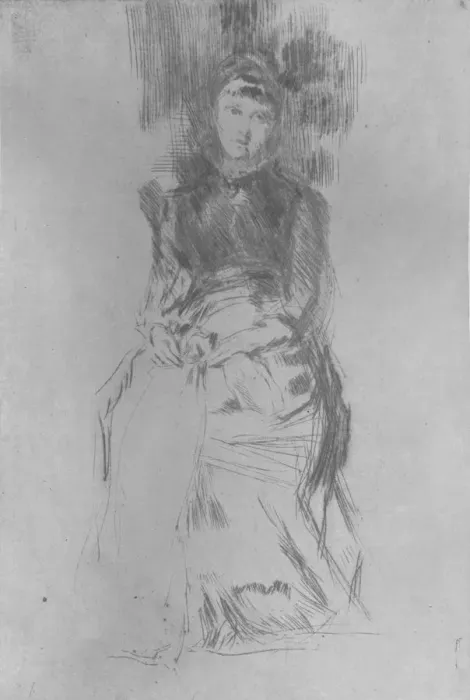 Framed Print : Agnes, c1875, (1904). Artist: James Abbott McNeill Whistler Framed Print : Agnes, c1875, (1904). Artist: James Abbott McNeill Whistler