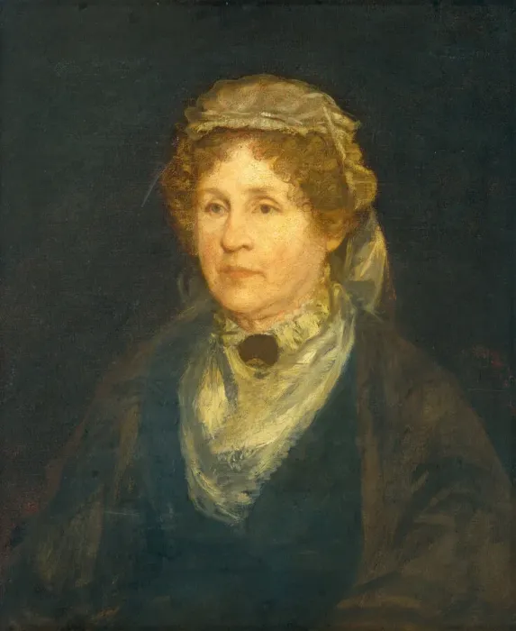 Framed Print : Agnes Gordon Cochran Higginson (Mrs. Stephen Higginson), 1876. Creator: George Fuller Framed Print : Agnes Gordon Cochran Higginson (Mrs. Stephen Higginson), 1876. Creator: George Fuller