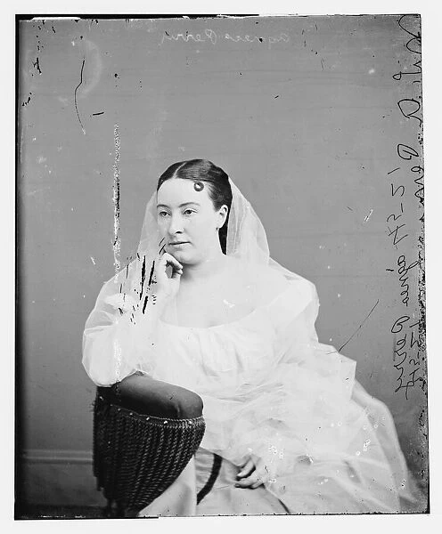 Agnes Perry, between 1855 and 1865. Creator: Unknown