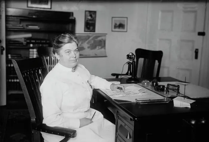 Framed Print : Agnes S. Ward, Principal, between c1915 and 1918. Creator: Bain News Service