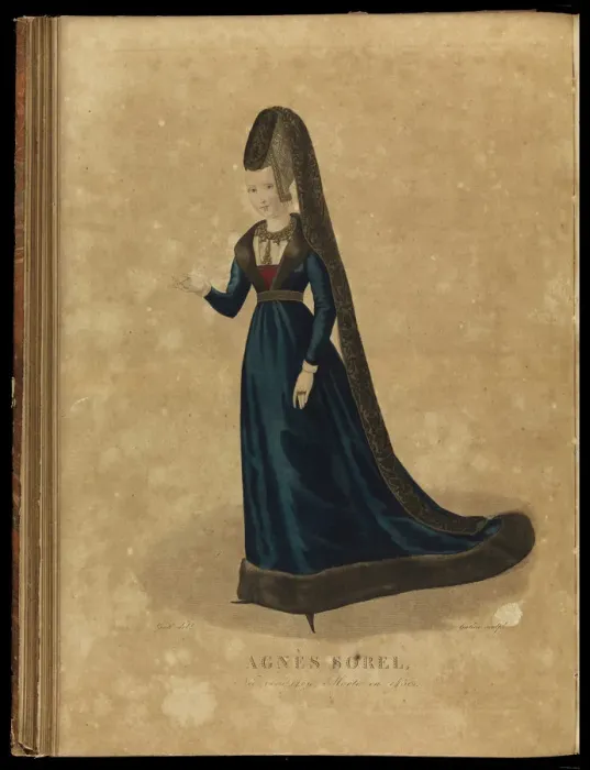 Framed Print : Agnes Sorel, Late 18th cent Artist: Gatine, Georges Jacques (1773-1831) Framed Print : Agnes Sorel, Late 18th cent Artist: Gatine, Georges Jacques (1773-1831)
