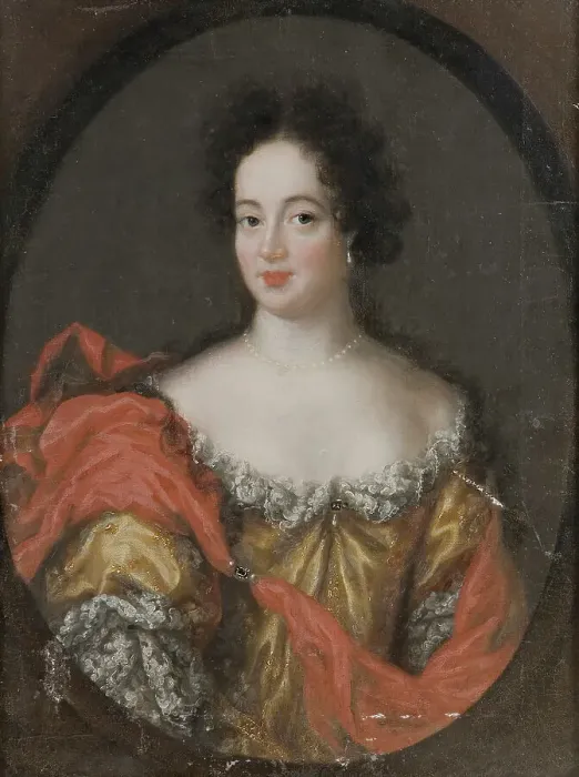 Framed Print : Agnes Wrangel, possibly lady-in-waiting, late 17th-early 18th century. Creator: Martin Mytens the elder Framed Print : Agnes Wrangel, possibly lady-in-waiting, late 17th-early 18th century. Creator: Martin Mytens the elder