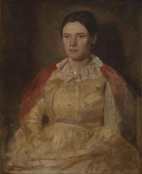 Framed Print : Agnete Skovgaard, née Lange, the artist's wife, 1887. Creator: Joakim Skovgaard Framed Print : Agnete Skovgaard, née Lange, the artist's wife, 1887. Creator: Joakim Skovgaard