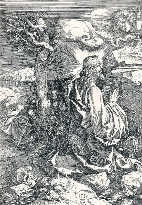 Framed Print : Agony in the Garden, 1515 (1906). Artist: Albrecht Durer Framed Print : Agony in the Garden, 1515 (1906). Artist: Albrecht Durer