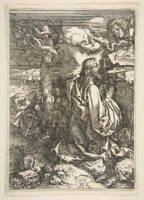 Framed Print : Agony in the Garden, 1515. Creator: Albrecht Durer Framed Print : Agony in the Garden, 1515. Creator: Albrecht Durer
