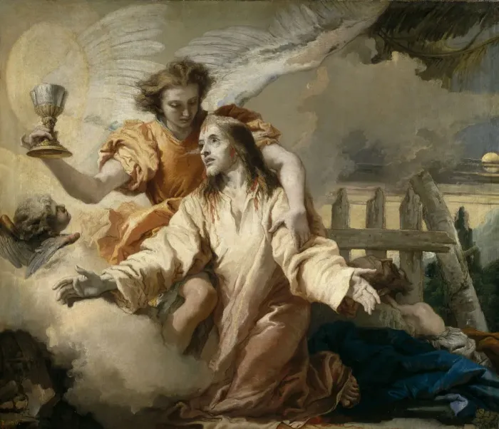 Framed Print : The Agony in the Garden, 1772. Artist: Tiepolo, Giandomenico (1727-1804) Framed Print : The Agony in the Garden, 1772. Artist: Tiepolo, Giandomenico (1727-1804)