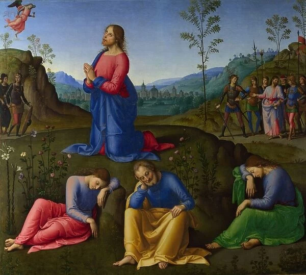 The Agony in the Garden, c. 1502-1503. Artist: Lo Spagna, (Giovanni di Pietro) (1450-1528)
