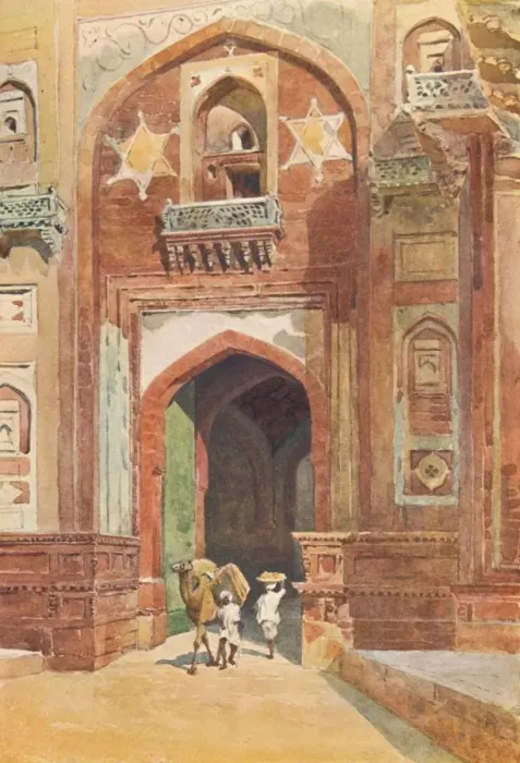 Framed Print : Agra Fort - Inside the Delhi Gate, c1880 (1905). Artist: Alexander Henry Hallam Murray Framed Print : Agra Fort - Inside the Delhi Gate, c1880 (1905). Artist: Alexander Henry Hallam Murray
