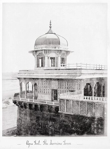 Agra Fort, The Jasmine Tower, Late 1860s. Creator: Samuel Bourne