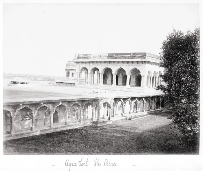 Framed Print : Agra Fort, The Palace, Late 1860s. Creator: Samuel Bourne Framed Print : Agra Fort, The Palace, Late 1860s. Creator: Samuel Bourne