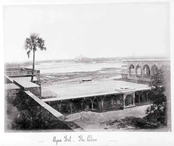 Framed Print : Agra Fort, The Palace, Late 1860s. Creator: Samuel Bourne Framed Print : Agra Fort, The Palace, Late 1860s. Creator: Samuel Bourne
