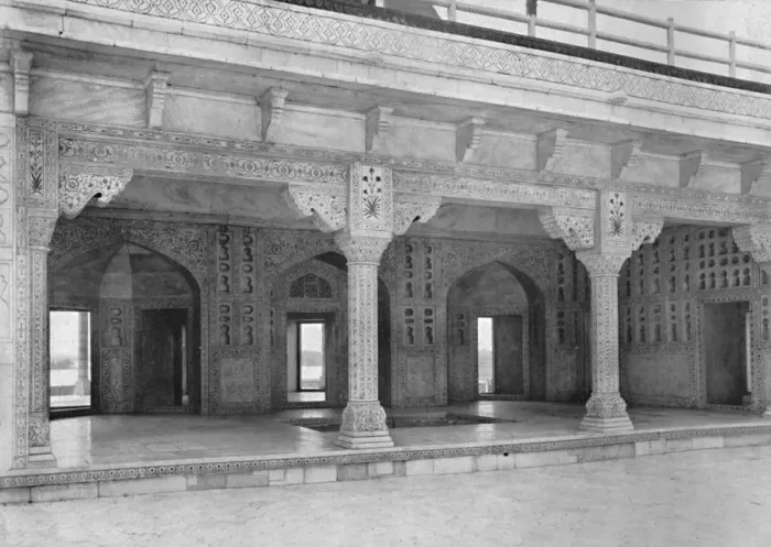 Framed Print : Agra. A Room in the Jasmine Tower, c1910. Creator: Unknown Framed Print : Agra. A Room in the Jasmine Tower, c1910. Creator: Unknown