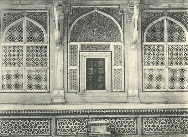Agra. Screen of Sulim Chishtis Tomb, Futtehpur Sikri. Creator: Unknown