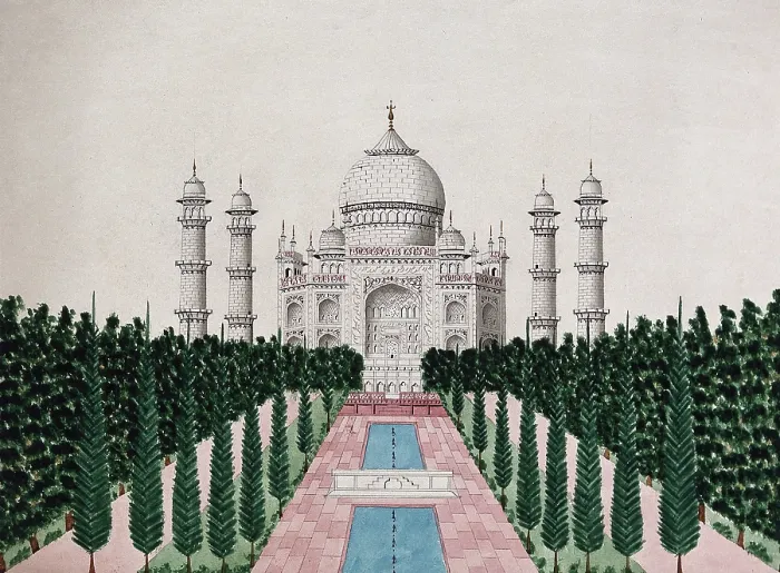 Framed Print : Agra: The Taj Mahal, (between 1800 and 1899?). Creator: Unknown Framed Print : Agra: The Taj Mahal, (between 1800 and 1899?). Creator: Unknown
