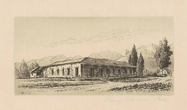 Aguirre House (Santa Barbara), c. 1880. Creator: Henry Chapman Ford