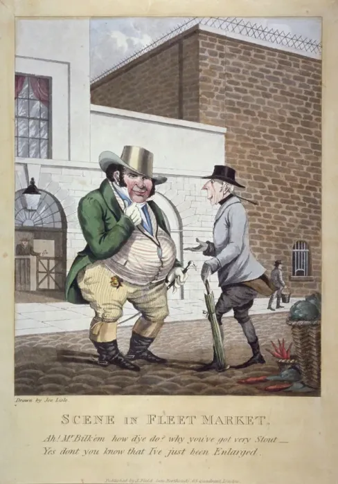 Framed Print : Ah! Mr Bilk em how d ye do?... c1825 Framed Print : Ah! Mr Bilk em how d ye do?... c1825