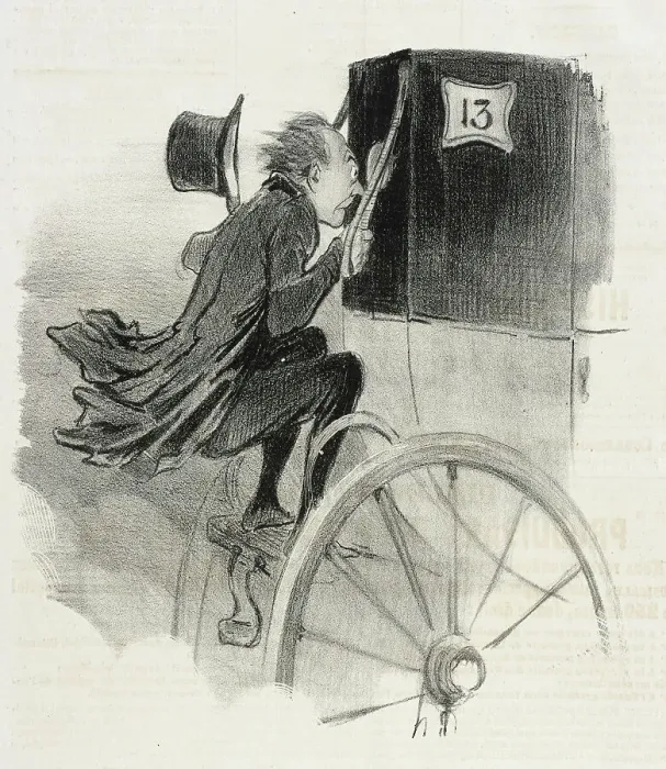 Framed Print : Ah! Très bien j'en suis sûr!.. 1841. Creator: Honore Daumier