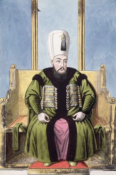Ahmed I, Ottoman Emperor, (1808). Artist: John Young