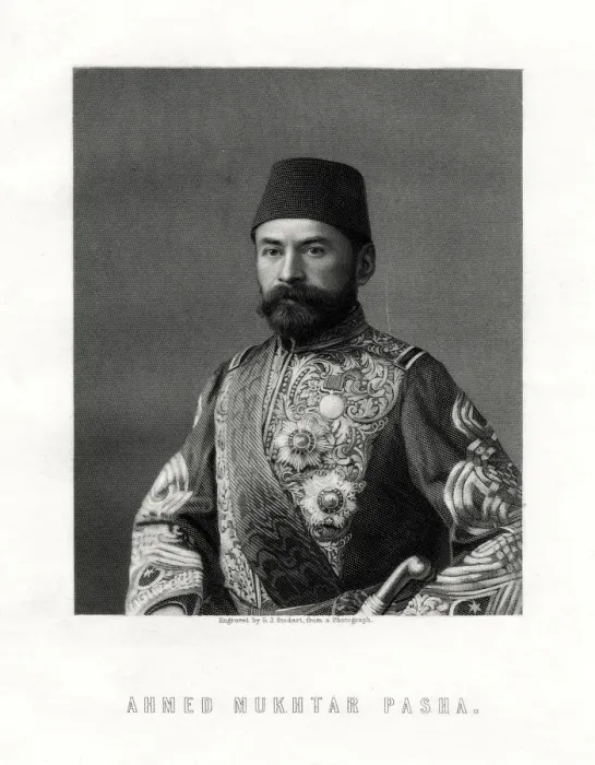 Framed Print : Ahmed Mukhtar Pasha, French and Ottoman Empire army officer, 19th century. Artist: George J Stodart Framed Print : Ahmed Mukhtar Pasha, French and Ottoman Empire army officer, 19th century. Artist: George J Stodart