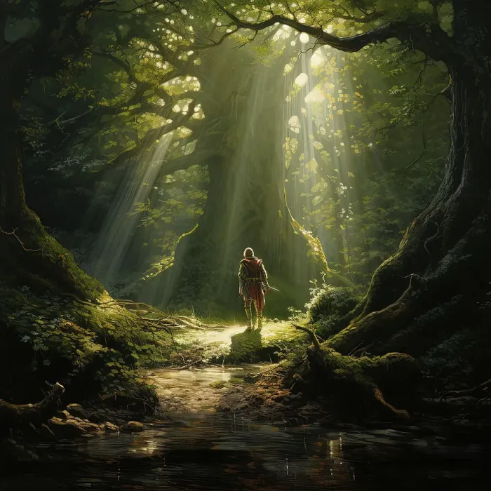 Framed Print : AI IMAGE - Illustration of Robin Hood, 2023. Creator: Heritage Images Framed Print : AI IMAGE - Illustration of Robin Hood, 2023. Creator: Heritage Images