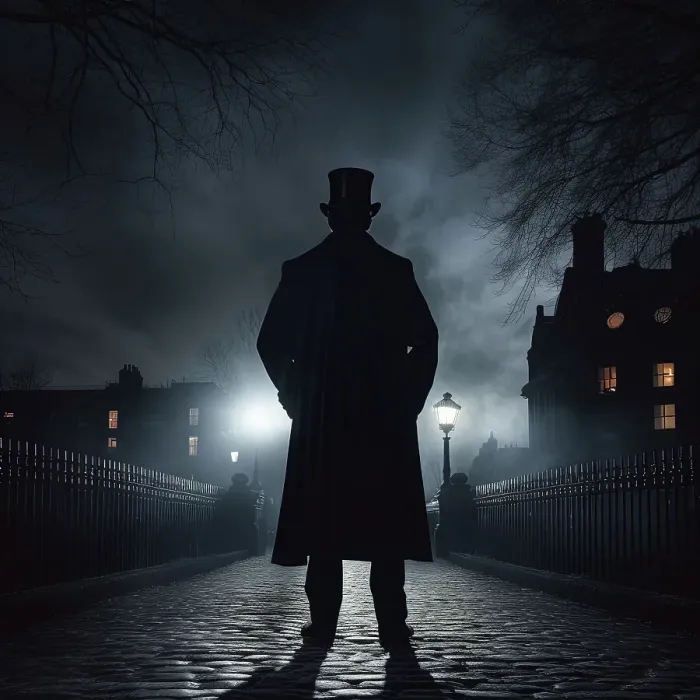 Framed Print : AI IMAGE - Jack the Ripper, 1880s, (2023). Creator: Heritage Images Framed Print : AI IMAGE - Jack the Ripper, 1880s, (2023). Creator: Heritage Images