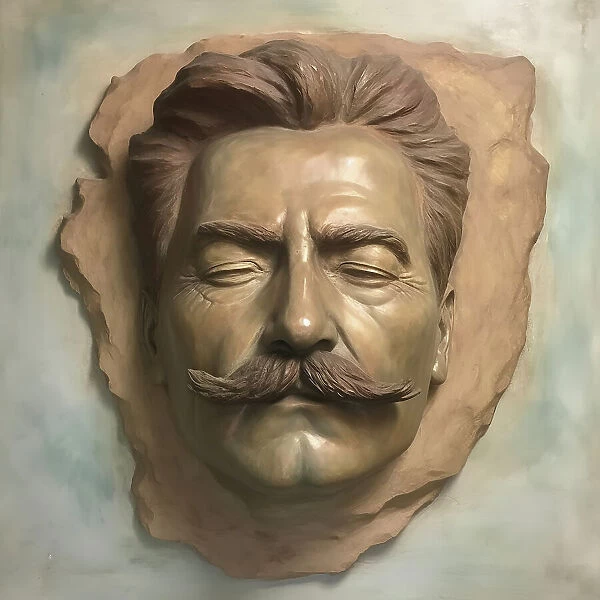 AI IMAGE - A portrait of Joseph Stalin, 2023. Creator: Heritage Images