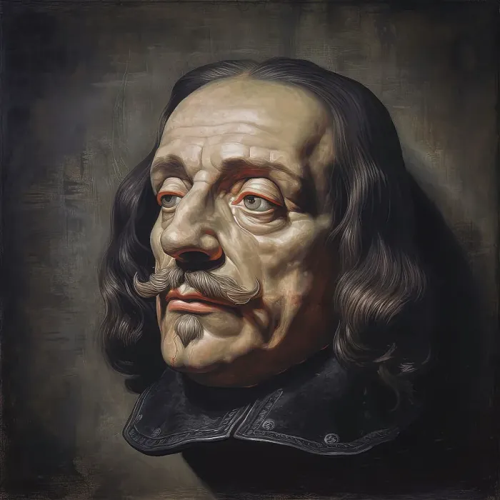 Framed Print : AI IMAGE - Portrait of Oliver Cromwell, 1650s, (2023). Creator: Heritage Images Framed Print : AI IMAGE - Portrait of Oliver Cromwell, 1650s, (2023). Creator: Heritage Images