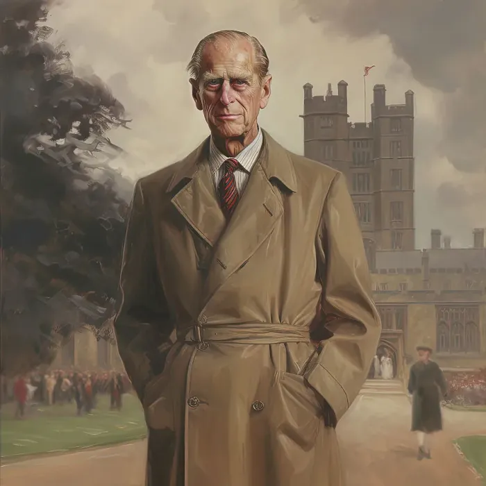 Framed Print : AI IMAGE - Portrait of Prince Philip, Duke of Edinburgh, 2000s, (2023). Creator: Heritage Images Framed Print : AI IMAGE - Portrait of Prince Philip, Duke of Edinburgh, 2000s, (2023). Creator: Heritage Images