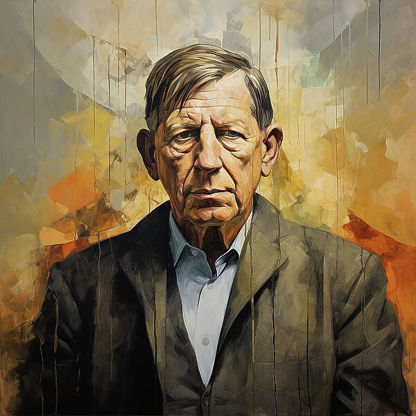 AI IMAGE - Portrait of W H Auden, c1970s, (2023). Creator: Heritage Images