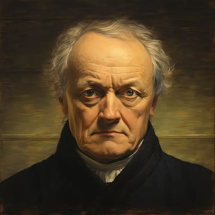 Framed Print : AI Image - Portrait of William Blake, 1800s, (2023). Creator: Heritage Images Framed Print : AI Image - Portrait of William Blake, 1800s, (2023). Creator: Heritage Images