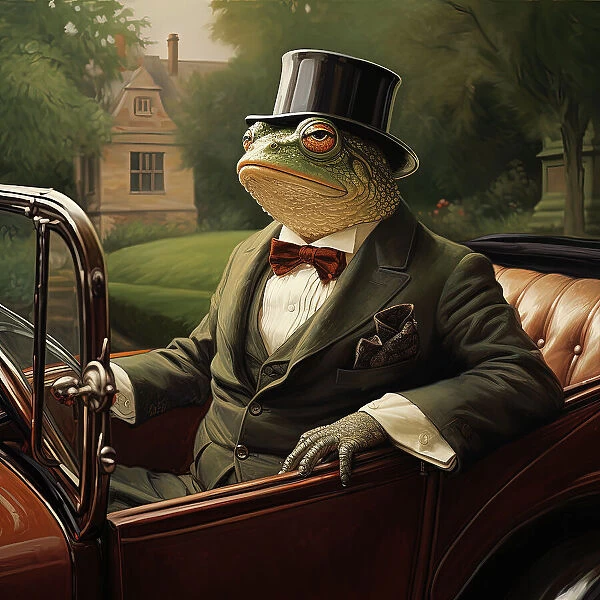 AI IMAGE - Toad from The Wind in the Willows, 2023. Creator: Heritage Images