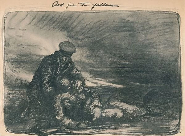Aid for the Fallen, 1914, (1914). Artist: Thomas Brock
