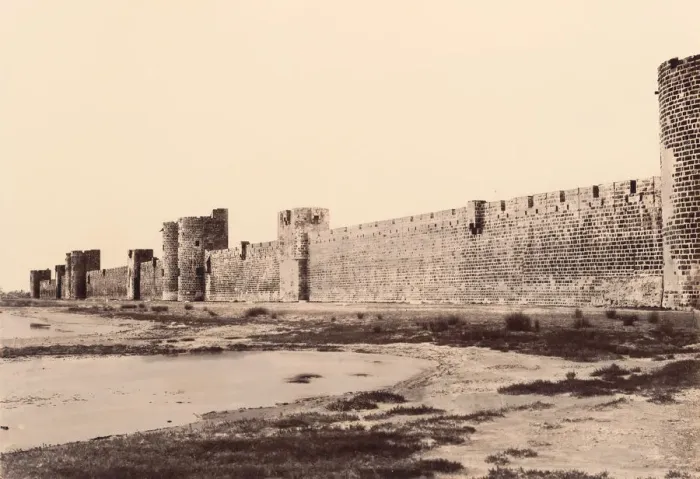 Framed Print : Aigues-Mortes, ca. 1859. Creator: Edouard Baldus Framed Print : Aigues-Mortes, ca. 1859. Creator: Edouard Baldus