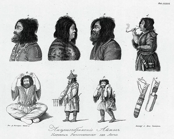 Ainu, 1813. Creator: Jegor Skotnikoff