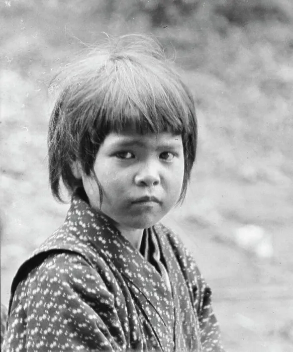 Framed Print : Ainu child, 1908. Creator: Arnold Genthe Framed Print : Ainu child, 1908. Creator: Arnold Genthe