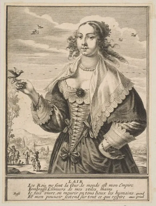 Framed Print : Air, 1630. Creator: Abraham Bosse Framed Print : Air, 1630. Creator: Abraham Bosse